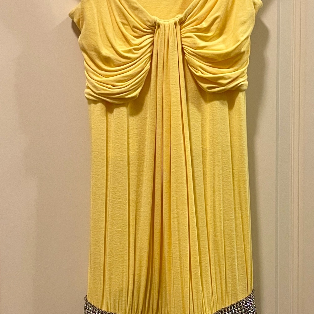 Sky Tunic With Sequined Bottom - image 2